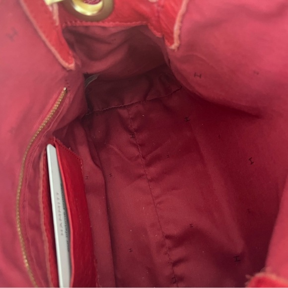 HAMMITT Bryant Medium Winter Cherry Shoulder/Crossbody Bag with Gold Hardware - Picture 8 of 8